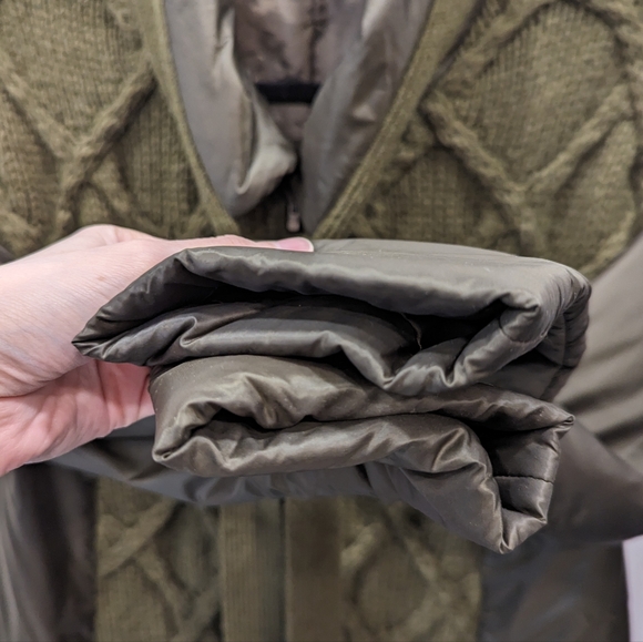 Crea Concept Cable Knit Puffer Jacket - Picture 3 of 9